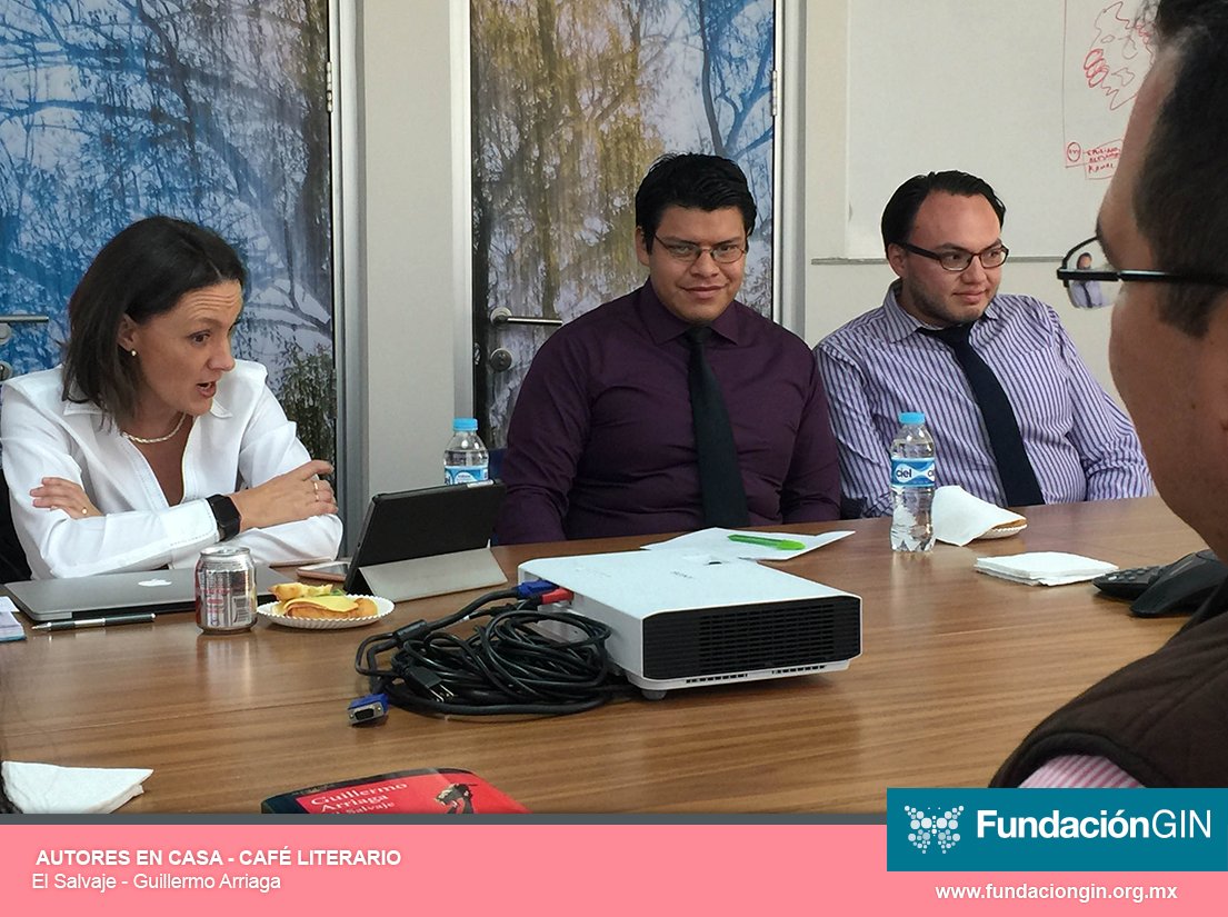 FundacionGIN's tweet photo. Gran participación de @GINgroupMX en el primer #CafeLiterario del libro #LeerElSalvaje de @G_Arriaga #AutoresEnCasa @FundacionGIN https://t.co/CaTjfImN2a