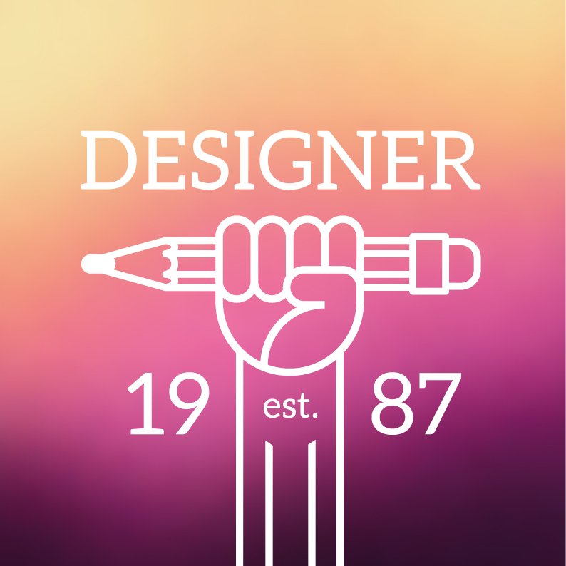minimalseries's tweet photo. Designer #graphicdesign #design #graphic #art #illustration #simple #1987 #established #revolution #gradient #colour #pencil #unite https://t.co/ImhyDIuf8V