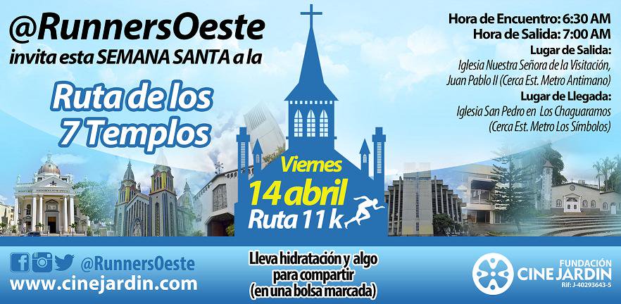 RunnersOeste's tweet image. #Gratis #Ruta7Templos lleva hidratación y algo para compartir #Viernes14 Iglesia La Visitación @TeLoRecomiendo cinejardin.com/ruta-7-templos…