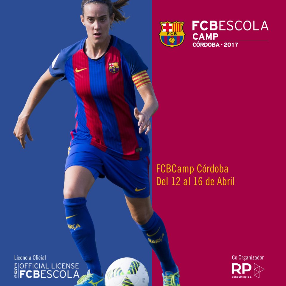 En el FCBCamp, también hay cupos de fútbol femenino.
¡Aprendé con los mejores!
En Córdoba, del 12 al 16 de Abril.