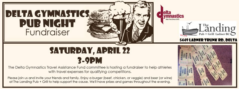 Join us at the Ladner Landing Pub on April 22 for a burger and a beer and help us fundraise for our comp kids!🍔🍺 tinyurl.com/lgpwylr