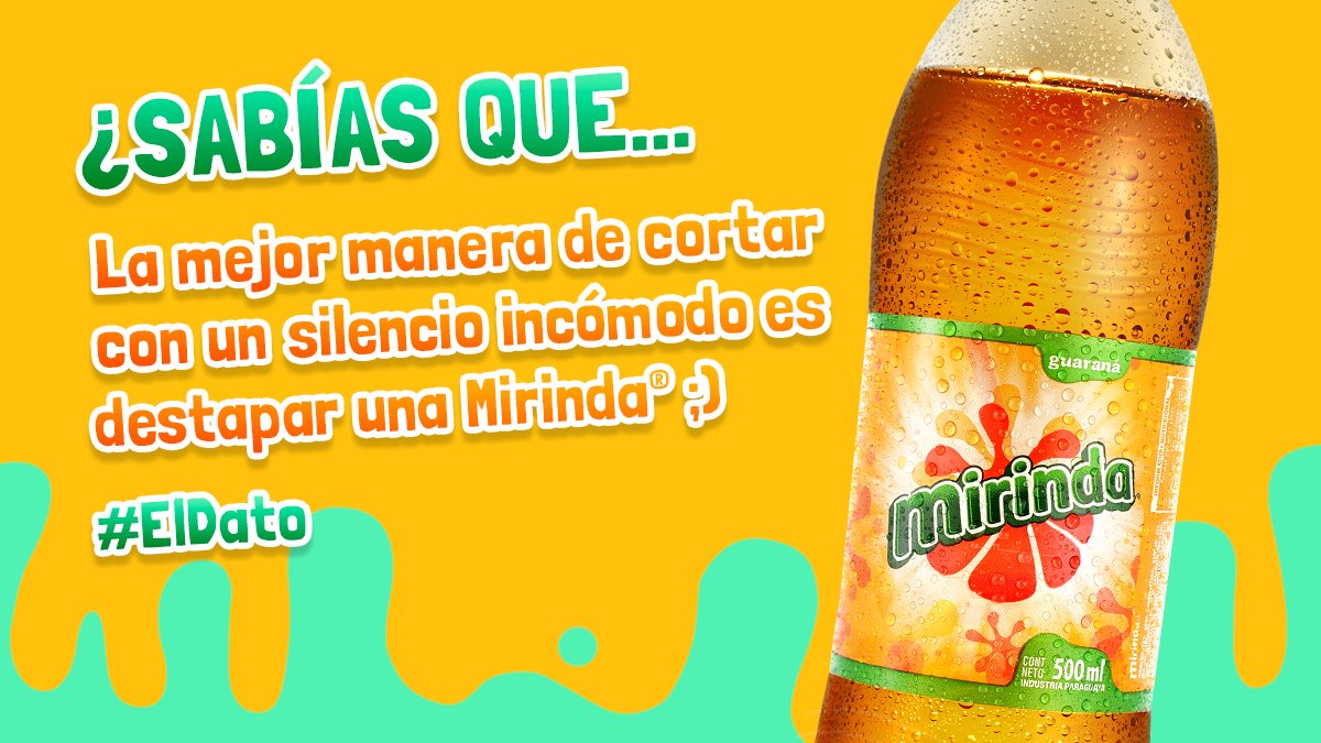 Mirinda Paraguay Auf Twitter Invitale Una Botella De Mirinda Y Descubri Lo Que Puede Pasar