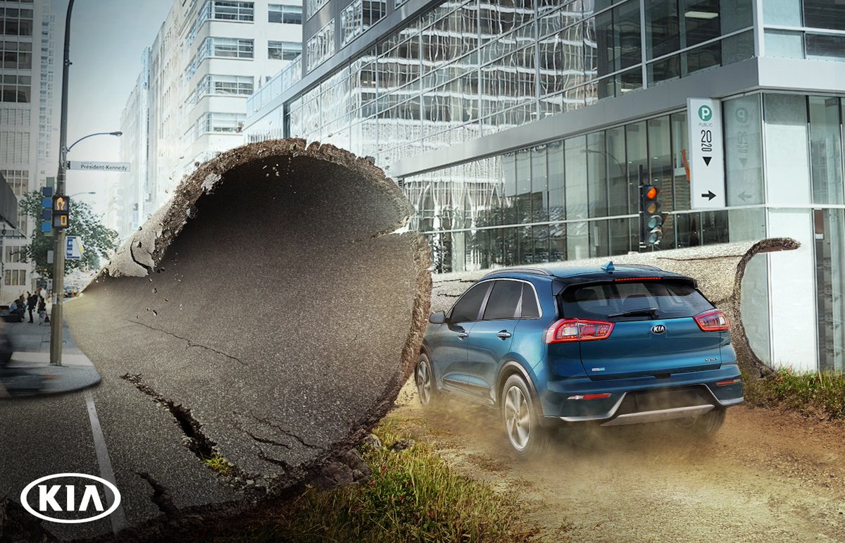 Off-road or on, the all-new 2017 #KiaNiro makes a big impact… and a small footprint. #EcoDynamics