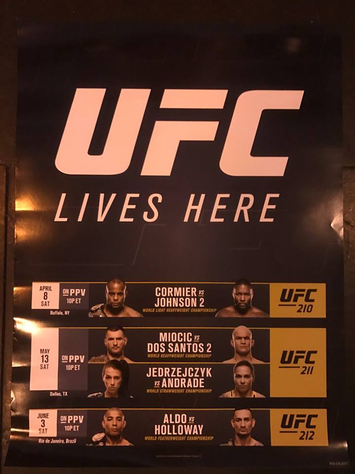 UFC#210 Saturday, April 8th. <a href="/catrigg/">Chaddy</a> <a href="/StudyBreaks/">Study Breaks</a> <a href="/StudentInsider/">Student Insider</a>