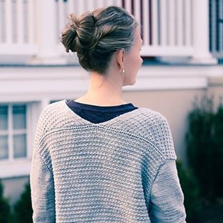 knittingvortex's tweet image. The back neck and shoulder construction of Love Me True is unusual, and fun! Also topdown and seamless, which is my favorite way.