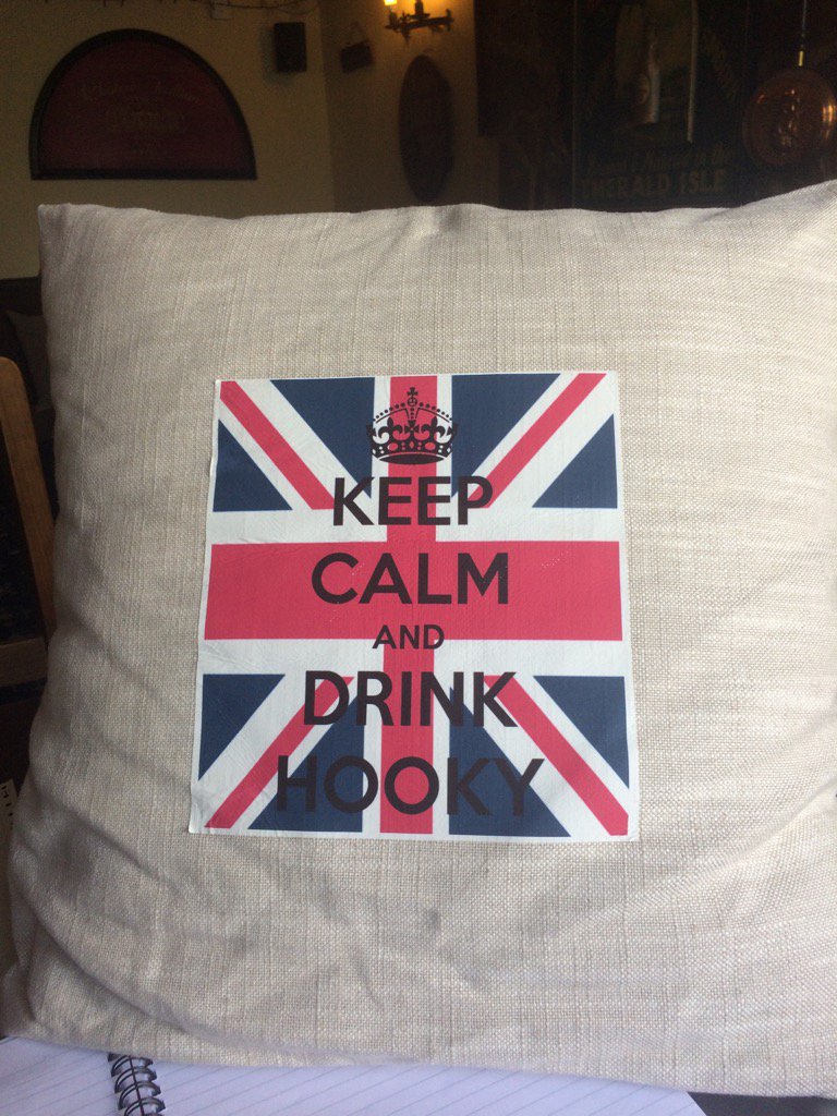 Now that's what I call a pub cushion <a href="/TheFalconThame/">The Falcon</a>