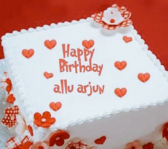 appy birthday My hero Allu Arjun I really Love u keep smiling My love i wish you a very happy birthday 