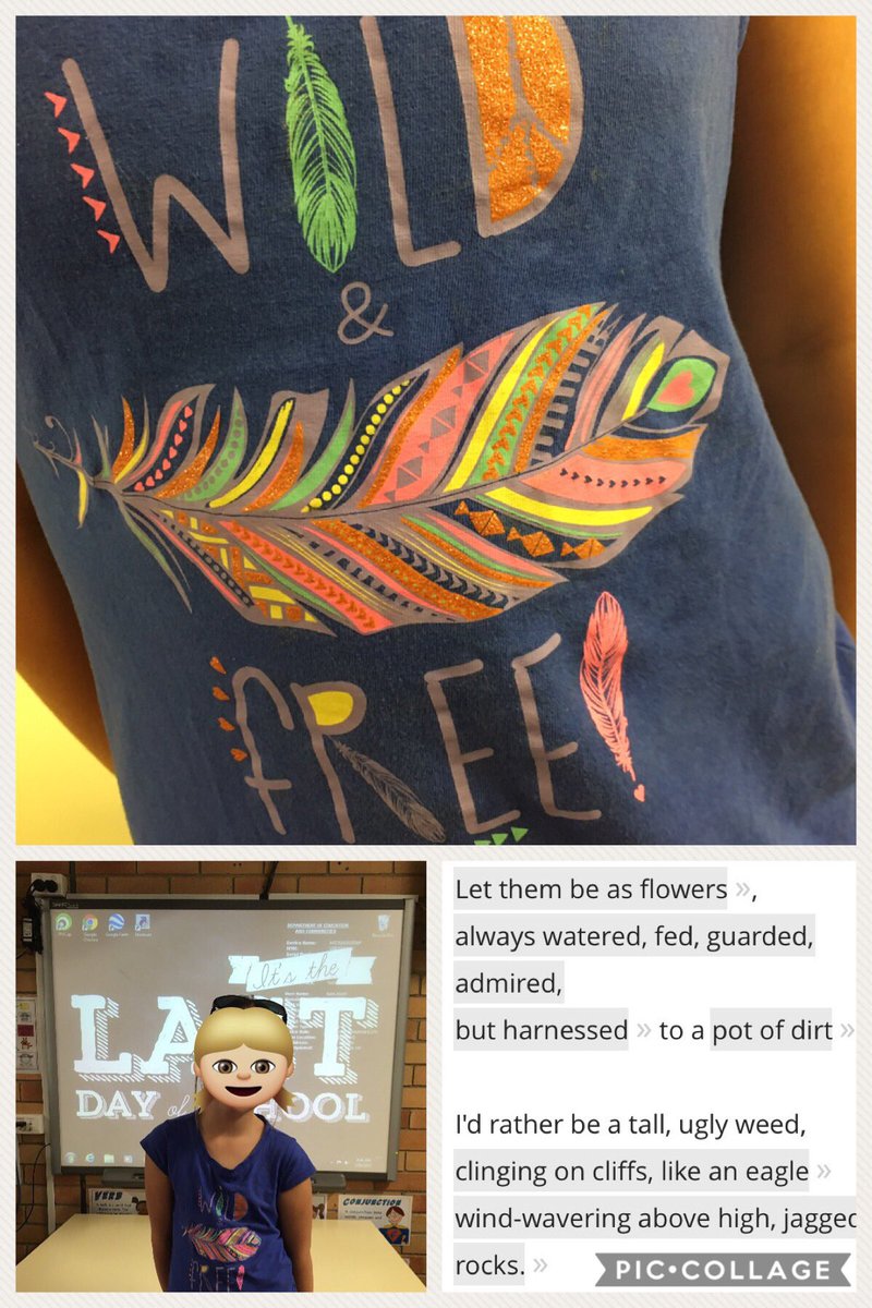 SCU006's tweet photo. @SueRP25 A Ss tells me "I wore this shirt because it reminded me of the poem we studied." #Identity #JulioNoboaPolanco #NSWDoE #poetry https://t.co/f8DqZlsAx2
