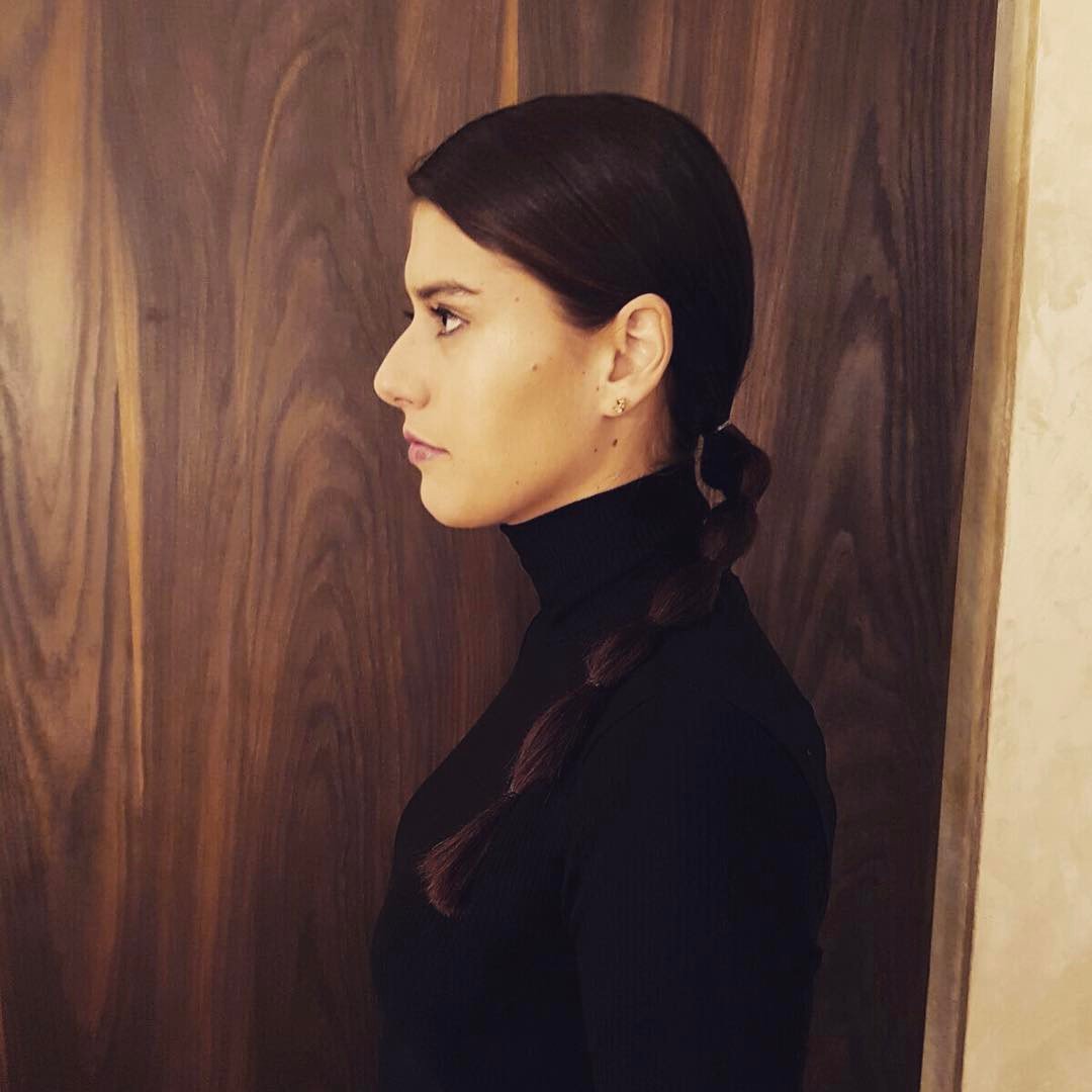 Looks like a profile mugshot. But like the prettiest mugshot ever     Happy Birthday 