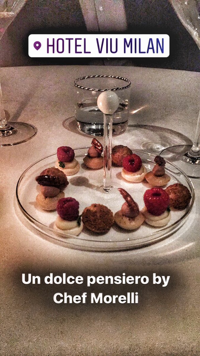 rosscanevait's tweet photo. Una cena firmata #chefmorelli @HotelVIUMilan https://t.co/6nIIrAvKUF