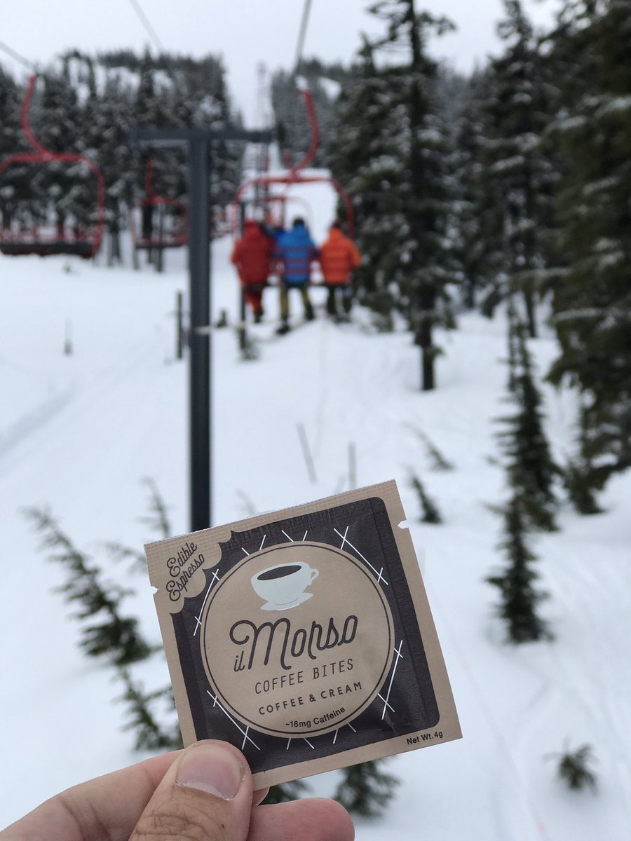 Mid afternoon caffeine break on the chair. Thanks <a href="/ilmorso/">il Morso Coffee Bite</a> <a href="/mtbachelor/">Mt. Bachelor</a> #friday #happyhour #weekend #thepowhunter ☕️x 🙏