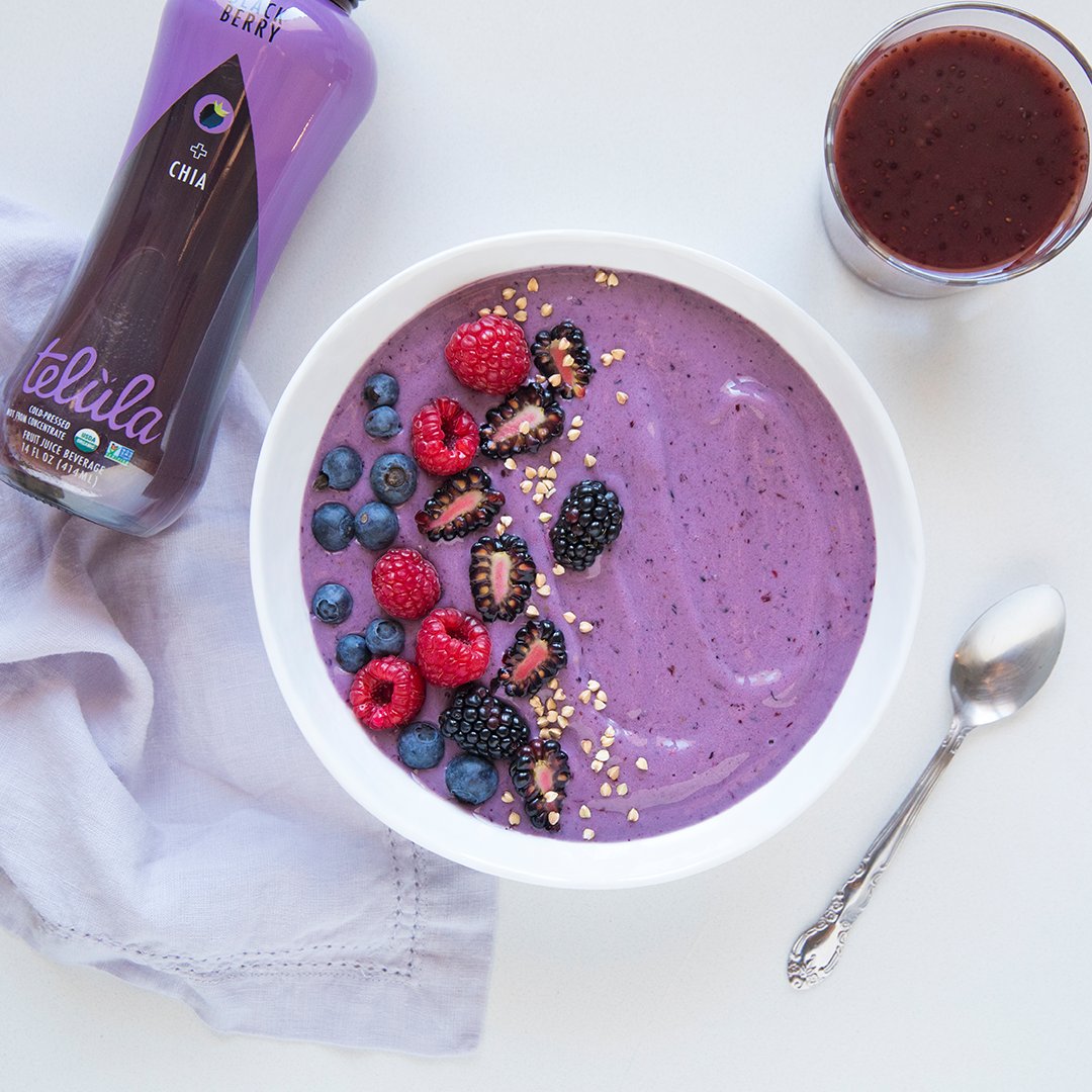drinkTelula's tweet photo. Pair this smoothie bowl with #Telula + Chia (because you deserve a breakfast this beautiful) ❤️ https://t.co/k2yFMpExEX