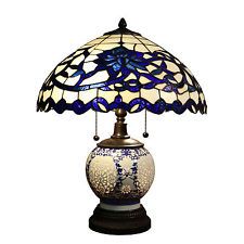 PromoMyEtsy's tweet photo. Double Lit Tiffany Style Table Lamp Three Light Blue Glass 17In Bronze Finish  penny253 #eBay https://t.co/jbGttPBFnO https://t.co/7I7SqI5ach