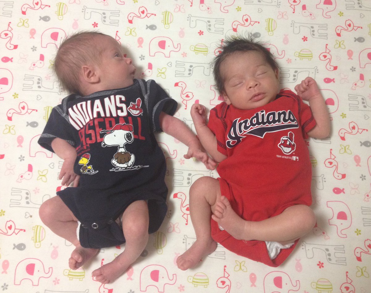 Newest Indians fans! ⚾️❤️😍 @Indians #target #FanCentral #indians