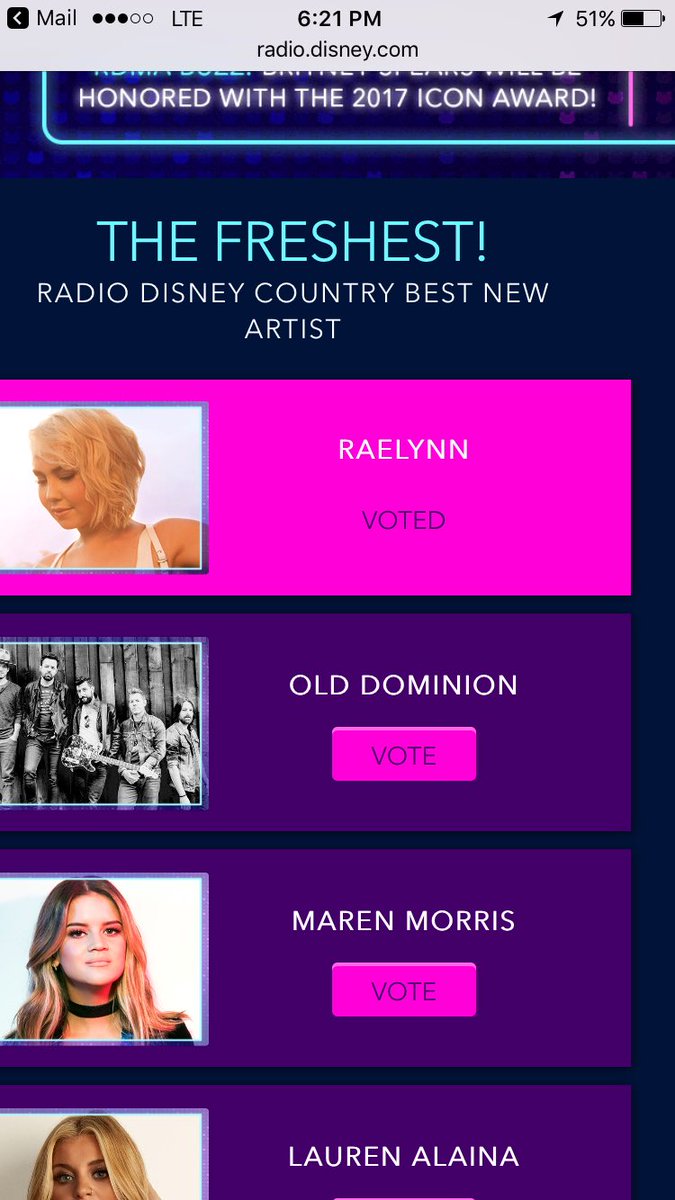 bayleighfore's tweet photo. Vote for this Rae of Sunshine for #RDMA for the #TheFreshest @RaeLynn #RaeLynn "Your Heart" will not regret it!❤ https://t.co/QQKl4633XZ