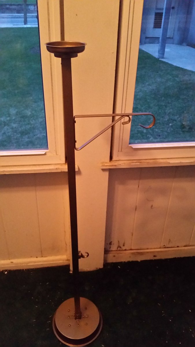 There's no way I was going to spend upwards of $500 on a thurible stand.  About $50 in materials and a few hours did the job. #bezalel