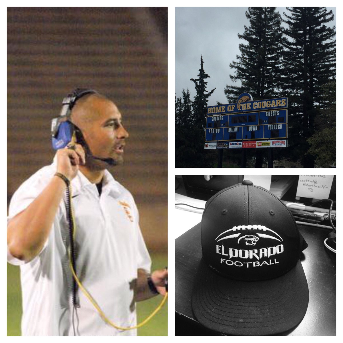 EDCOUGARBALL's tweet photo. Congratulations Coach Reber! New Head Football Coach at EDHS, former HC at Sac High. https://t.co/f8Nbv8NXZ3