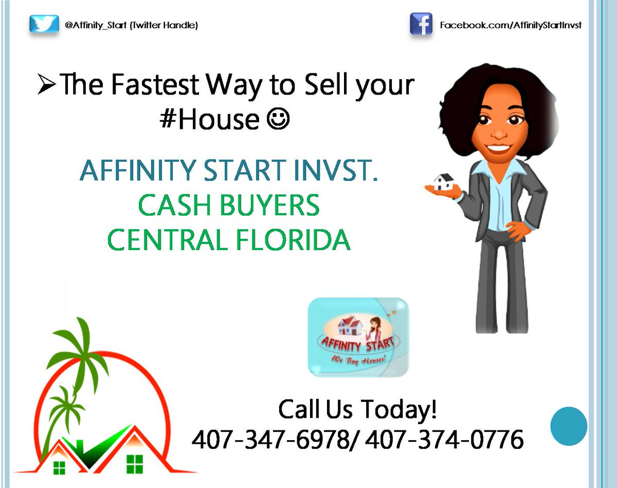 affinity_start's tweet image. Come, connect with us! ❤️
AffinityBuysHouses.com      
#mortgage #CreditScore #Foreclosure #House #properties #WeBuyHouses #orlando #apopka