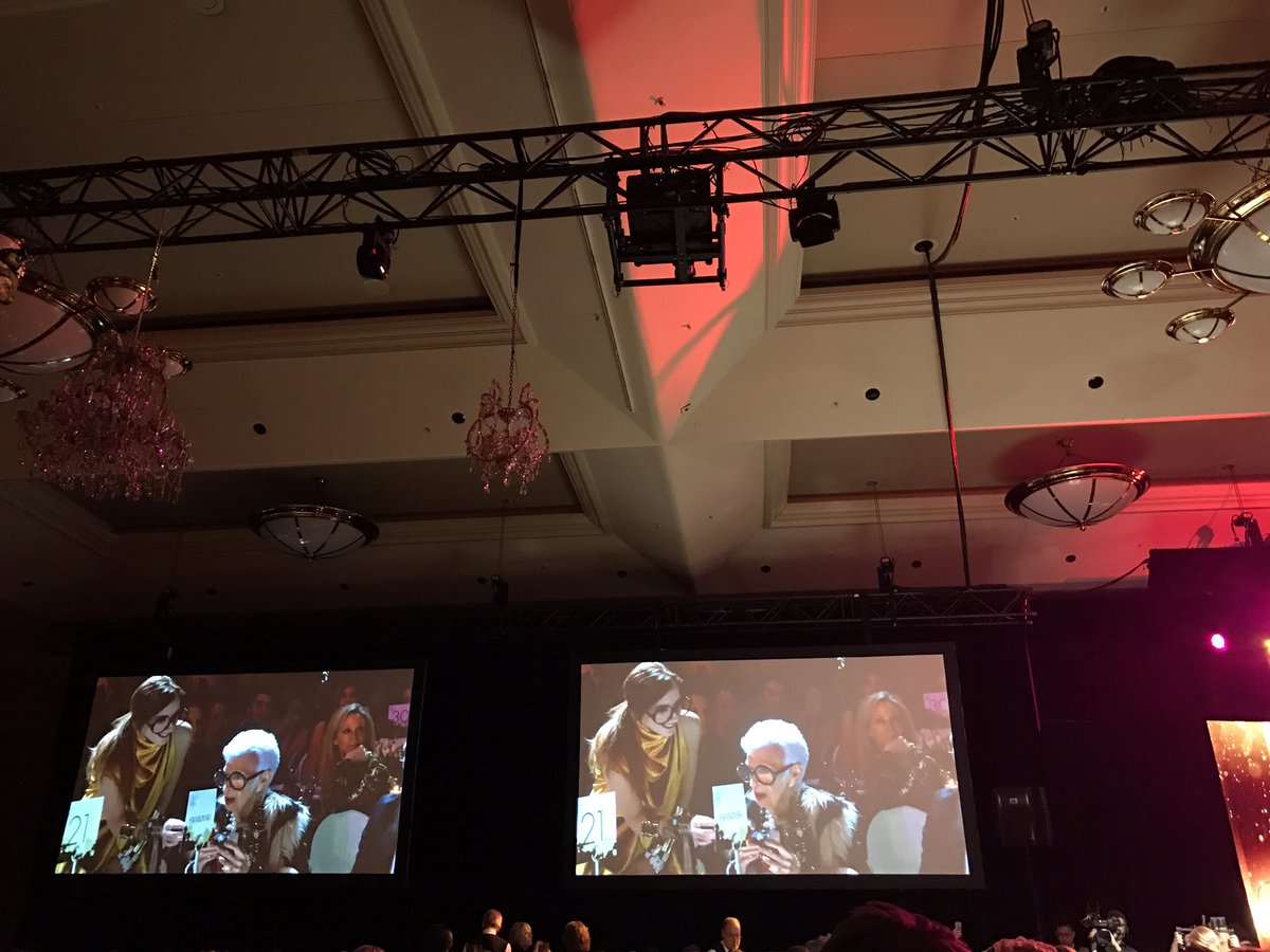 .<a href="/IrisApfel/">Iris Apfel</a> talking Shmata! A 95 year young cover girl ❤️⭐️