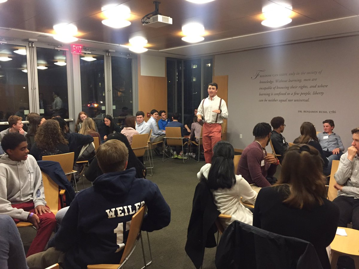 AmyatDson's tweet photo. @NickatDson is laying down the law at Accepted Student Trivia tonight. Nothing like a little friendly competition. #dson2021 https://t.co/NlS7DL47on