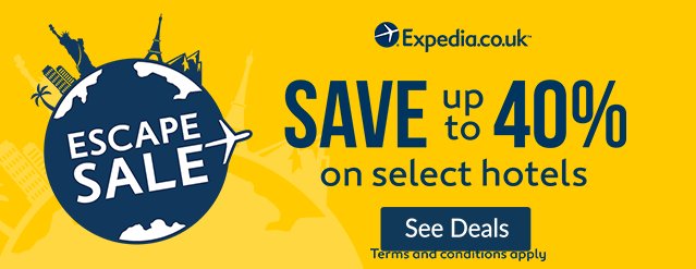 hacking_travel's tweet photo. Expedia Escape Sale - Enjoy holiday savings worldwide! https://t.co/mVJW47J9K6 #traveldeals #travel #sale #ttot https://t.co/uxOoqpJ3GJ