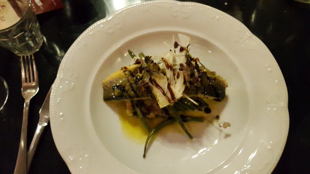 <a href="/CastleHotelLtd/">Castle Hotel Conwy</a> another fantasic meal &amp; wonderful hospitality with the film crew- especially loved the seabass &amp; the Conwy lobster.