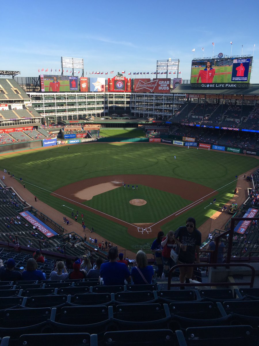 What a view #TexasRangers