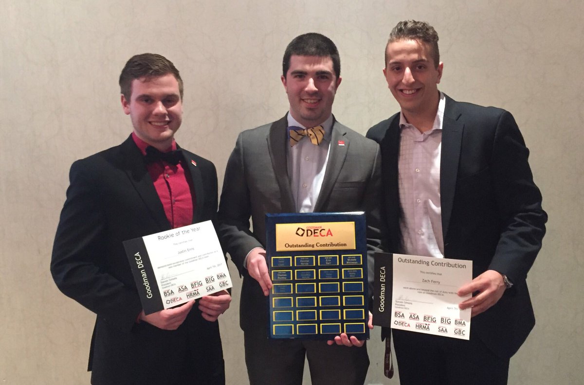 TheGoodmanBSA's tweet photo. Congratulations to @GoodmanDECA Rookie of the Year Justin Enns and Outstanding Contributor @Ferries8Berries! https://t.co/nTxyxt8E8I