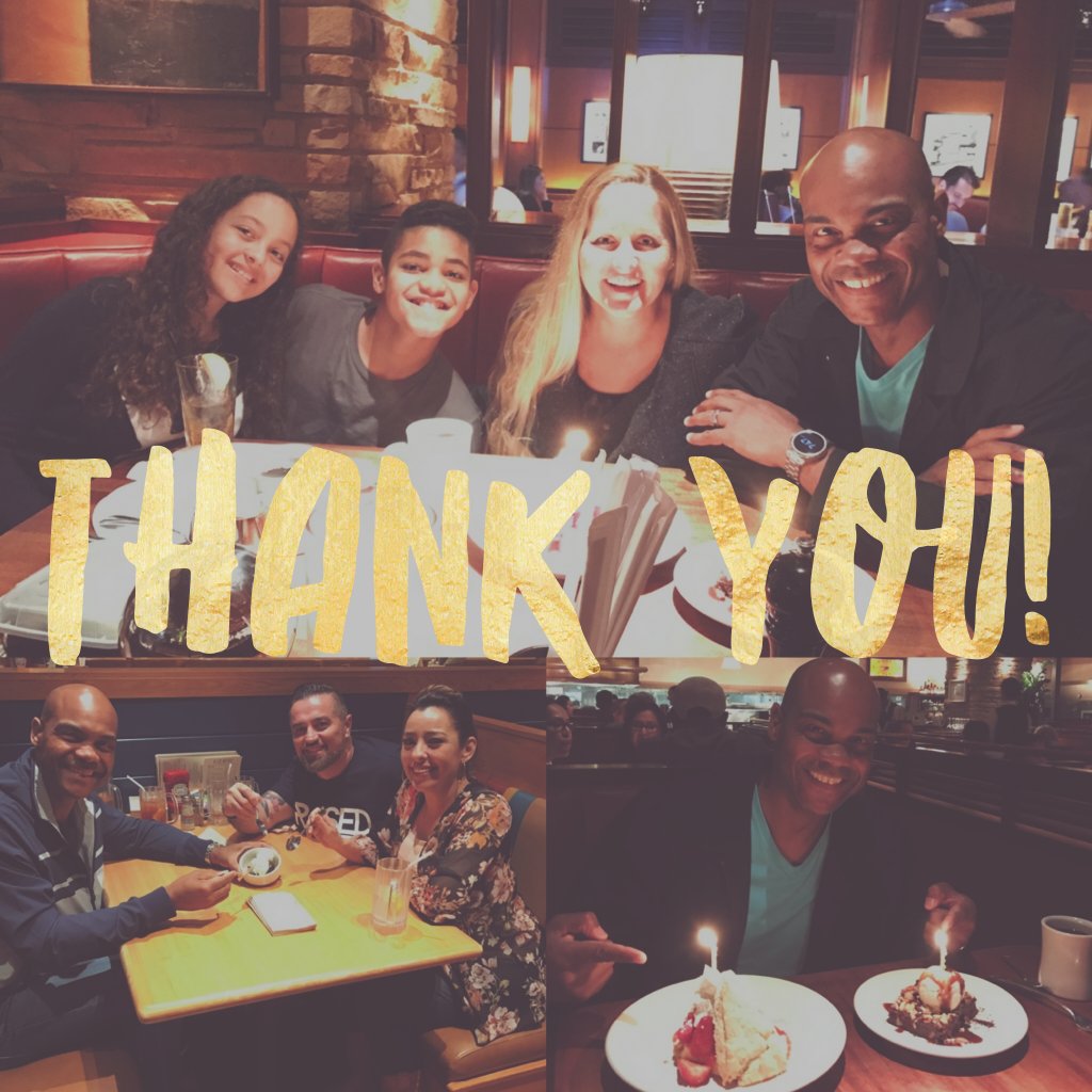 Huge thanks to everyone who wished me a Happy Birthday and helped me celebrate!!