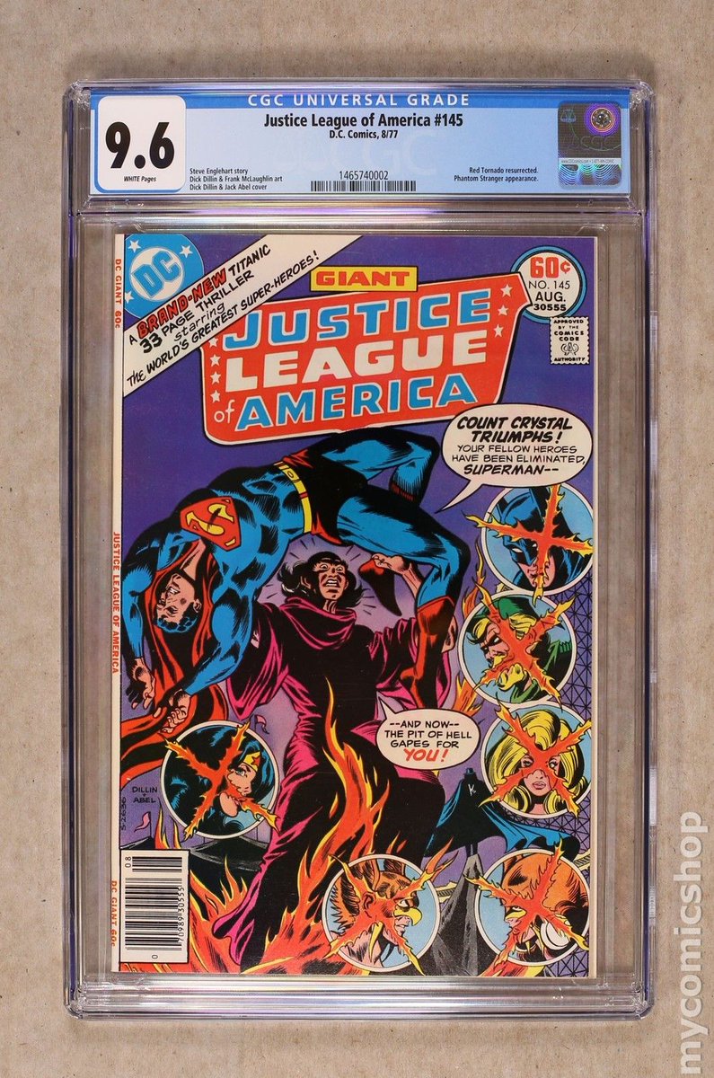 CollComics's tweet photo. Justice League of America (1960 1st Series) #145 CGC 9.6 1465740002 https://t.co/k8rIMoz4kE https://t.co/u7odY2hYte