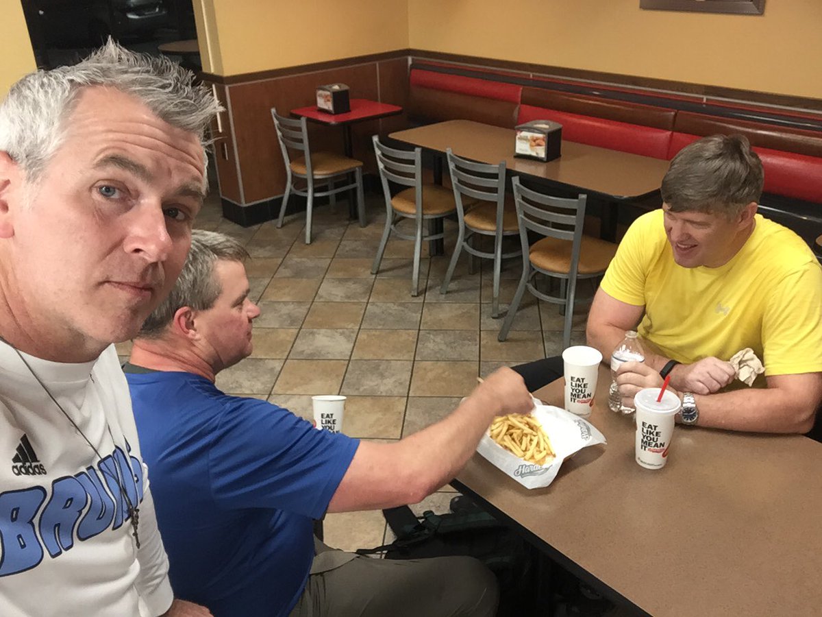 TheLibrarianF3's tweet photo. Well I didn't know @Hardees was on the #Ruck160SC ... but alas here we are @F3Spitz @F3_LugNut @F3_Rucking 6.48miles down... https://t.co/ap9iSMmzPI