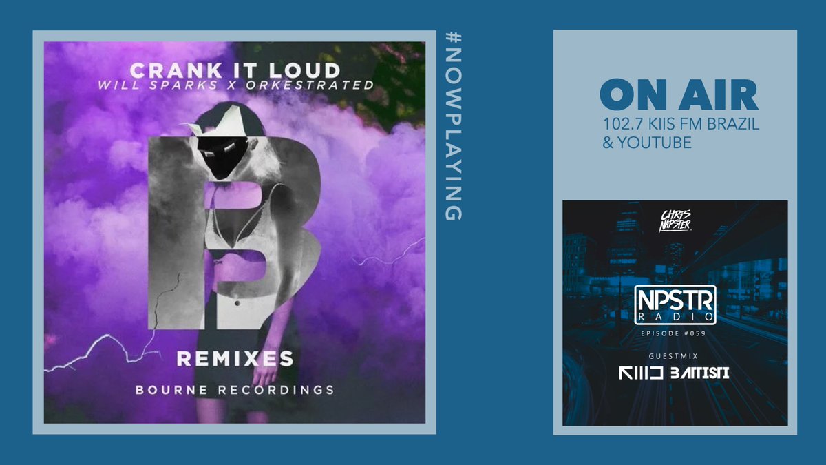 IamFMD's tweet photo. @kiisfmbrazil LIVE: #NPSTR059
In deck: @Battisti_1 

#NP
@WillSparks, @Orkestrated - Crank It Loud
:@jdgthatsme Rmx

https://t.co/NQ095lZipN https://t.co/pe1ALJ5ByU