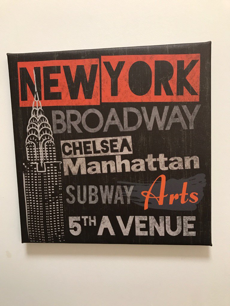 wow this poster really captures the essence of NY if you watched a movie about it once and named some words you heard