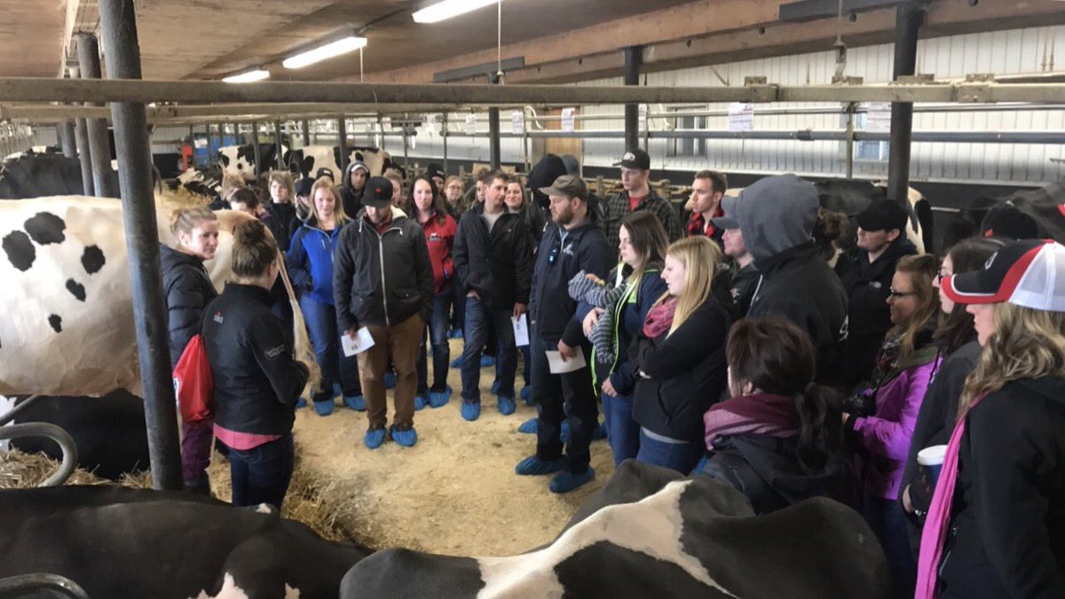 Jeanette_VdL's tweet photo. Thanks @SheldonDairy &amp; Hannview farms for a fantastic tour! There was no shortage of passion, hardwork &amp; family support at this stop https://t.co/2EXqXlQx6E