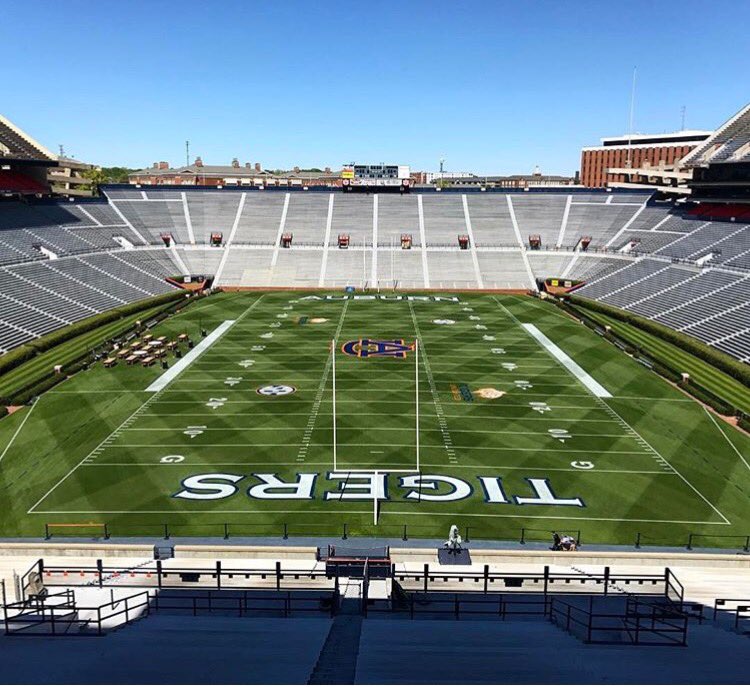 AUFAMILY's tweet photo. Your 2017 A-Day field cut ... https://t.co/7WeRToYg3x