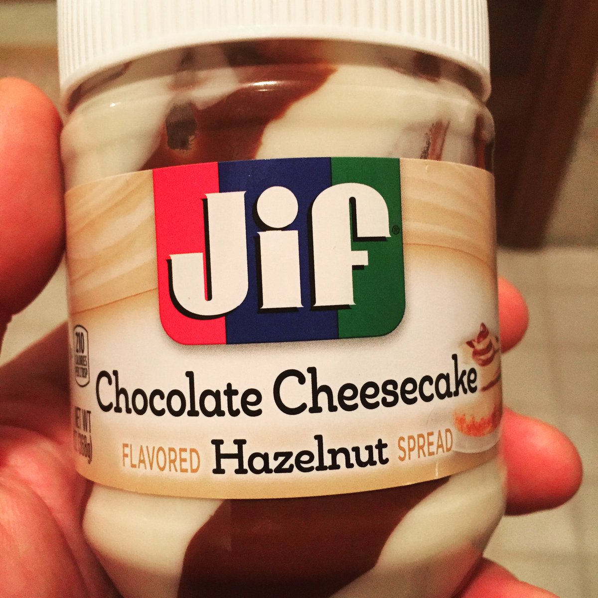 JonBelec's tweet photo. @PatandStu are owed some money. I had to buy this from @Jif and put it on a @NillaWafers #First18 #Spoons @JeffyMRA https://t.co/61f06sb6gu