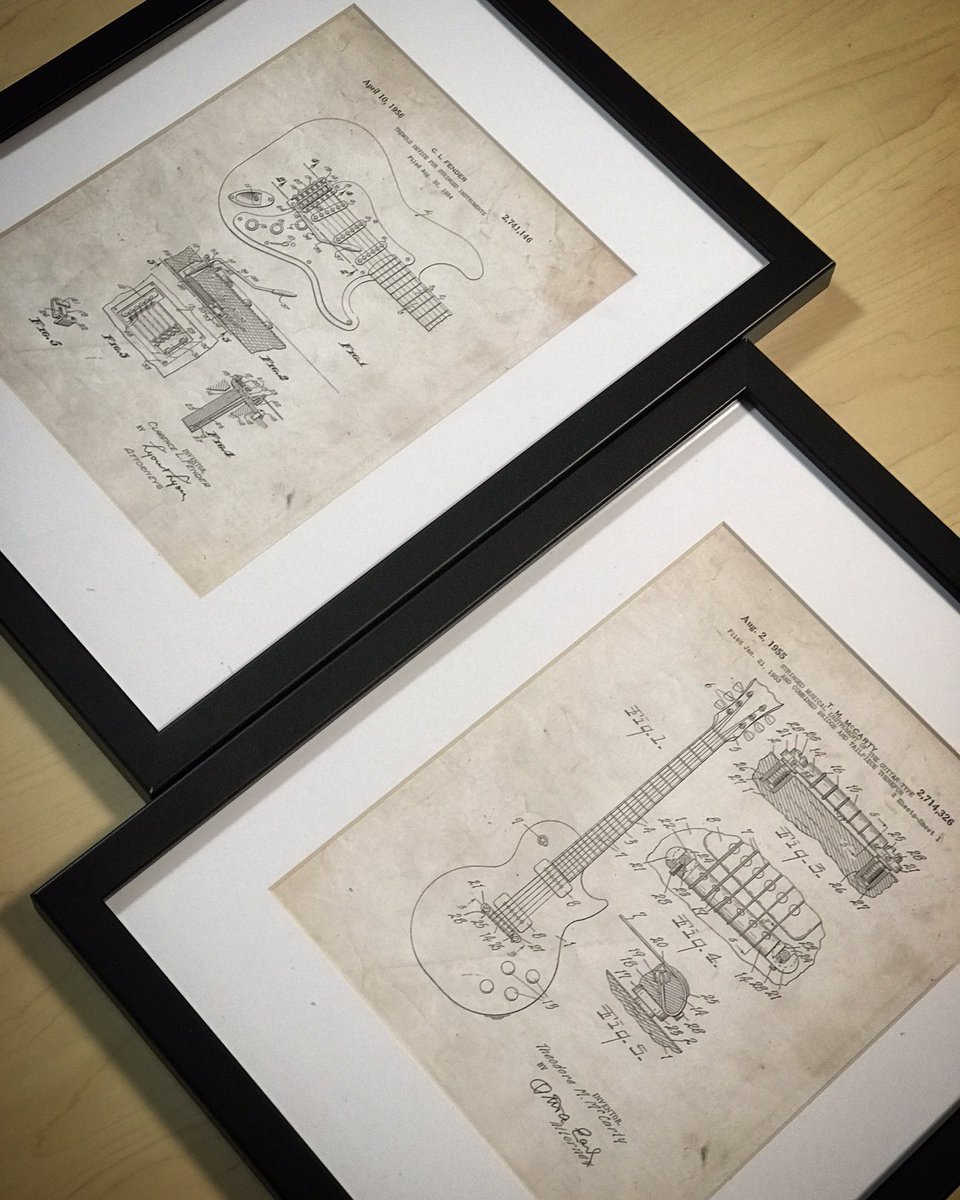 sleevelynch's tweet photo. Shout out to my mom for the super dope present!

#patent #fender #gibson #strat #lespaul #bridge #tremolo #leofender #tedmccarty https://t.co/QoZYRaXGW4