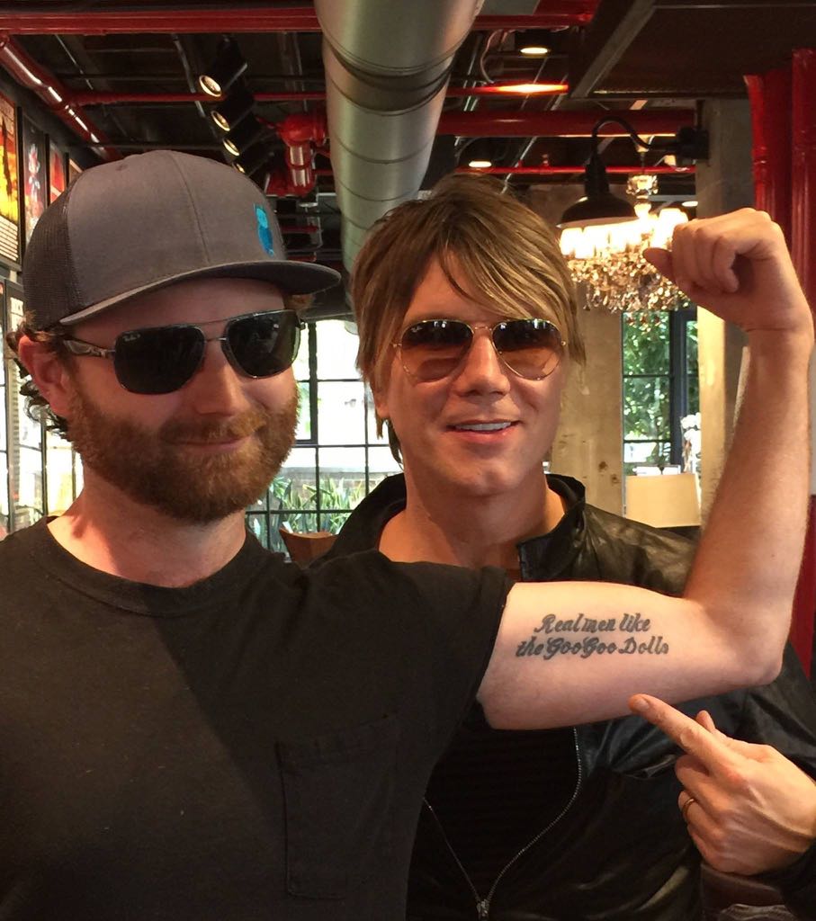 Never been a truer tattoo. <a href="/googoodolls/">Goo Goo Dolls</a> #realmenlikethegoogoodolls