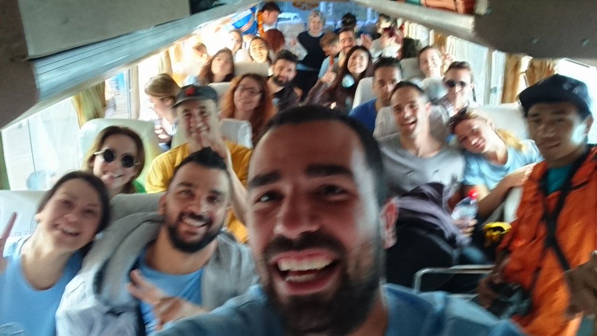 dreamtravelive's tweet photo. Φύγαμε για χωριοοοοο :) :)
Φουλ χαμόγελα και θετική διάθεση, όλοι μαζί για ένα μοναδικό σκοπό!
#wheeling2help #MyQuest #Nepal https://t.co/cSz6D3dkRy