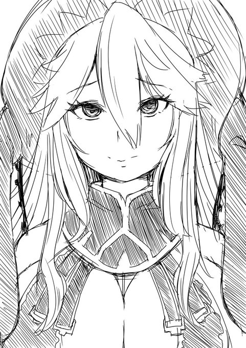 アンケートの結果、次はマギサを描くので慣れなければ!前髪と帽子が難しそう… 