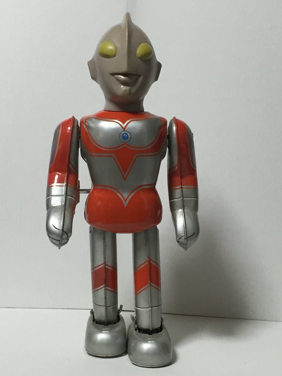 やまだじゅんけい 発掘できたので ブルマァク ブリキ ゼンマイ歩行 帰ってきたウルトラマン ブルマァクのおもちゃは イラストが素晴らしいですよね ブリキのマット隊員も持ってたけどヤフオクで売っちゃいました