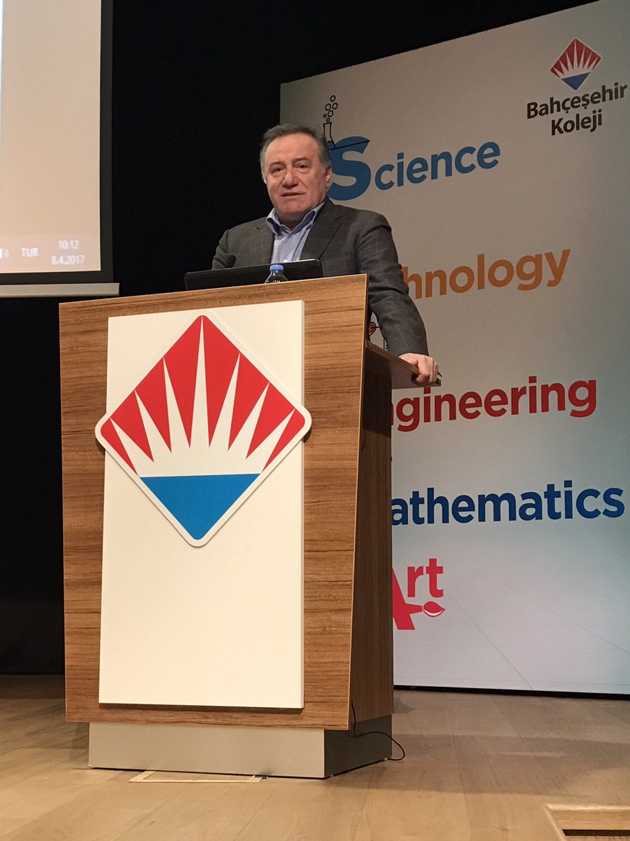 STEM Day Sayın Kurucumuz Enver Yücel'in konuşması ile başladı.