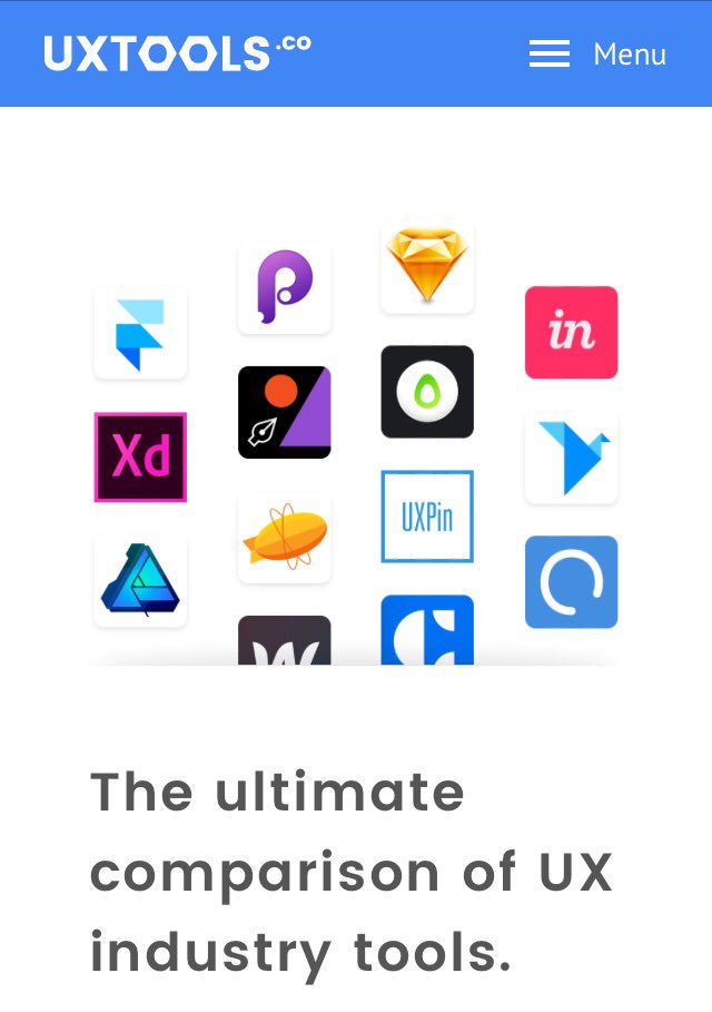 disruptarmy's tweet photo. Looking for a great, digestible analysis on UX tools? Head over @uxtoolsco to https://t.co/h0eHKilPsx https://t.co/qdgg7WYvOZ