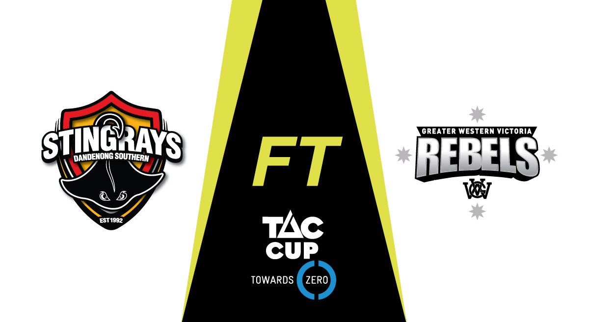 FT #TACCup Rd 3: <a href="/DandyStingrays/">Dandenong Stingrays</a> 16.6 102 d <a href="/GWVRebels/">GWV Rebels</a> 12.10 82. DS weather 2nd-half GWV comeback to record 2nd victory &amp; keep Rebs winless.