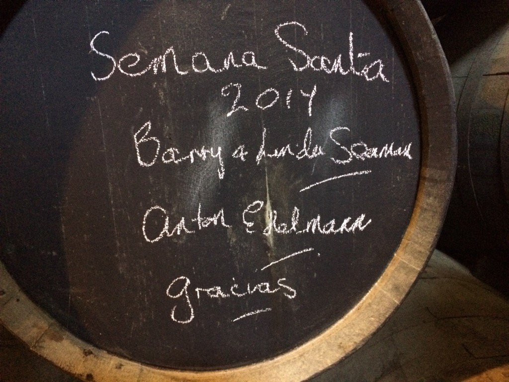 Today it is Jerez and the sheet flows