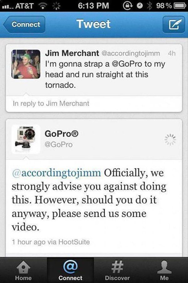 CauseWereGuys's tweet photo. Go-Pro is too real 😂 https://t.co/hHRzqpeq91