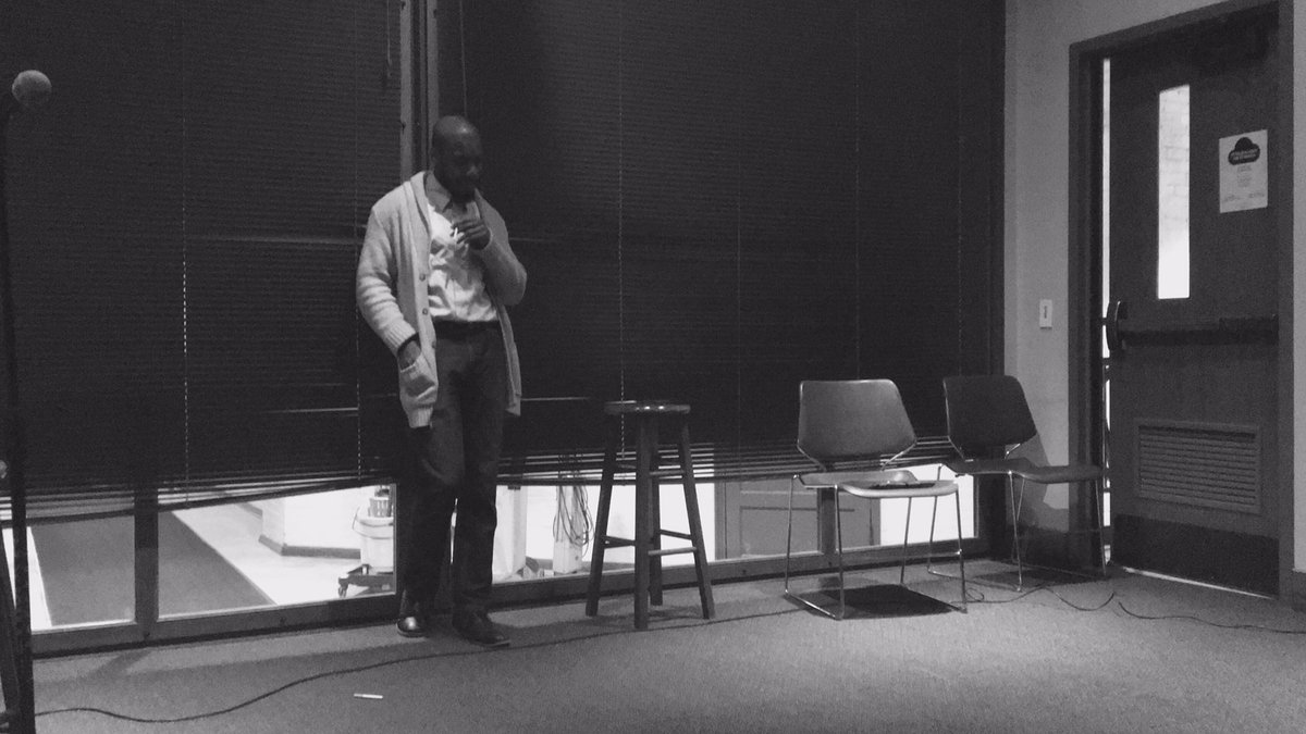 omaifirstwave's tweet photo. Denzel Taylor (7thco) performs an iconic Denzel Washington scene from the movie Training Day! #JustBust https://t.co/RUFX8hqZR3