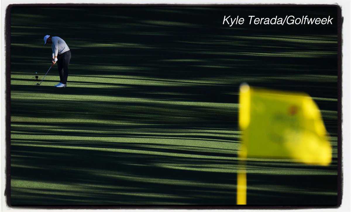 .@DalkeKong hits his fairway shot during #themasters Second Round