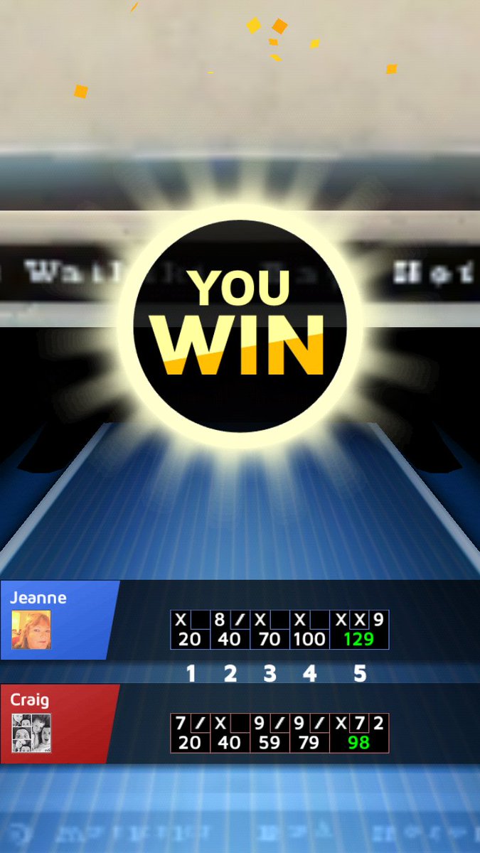 Truexcellence78's tweet photo. I won at Hawaii stage with 129 points! Challenge me now![https://t.co/pgPmcMlMM3] #Bowling_King https://t.co/PUj0uaDHWI