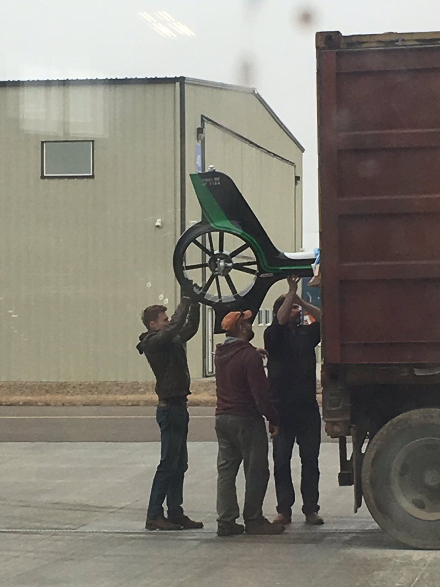 Synergyftu's tweet photo. We're like kids in a candy store excited for this delivery! Check back tomorrow to see what we got! 
#yegaviation #firstinalberta #yegheli https://t.co/eSjUy1w1Lu
